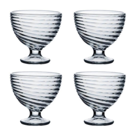 Ravenhead Essentials Swirl Sundae Dish Set of 4 Sr