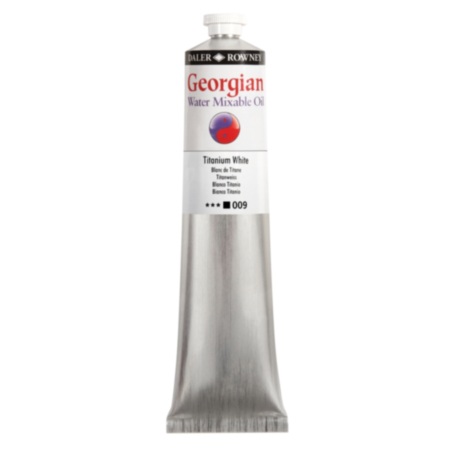Daler-Rowney Georgian Water Mixable Oil Paint - Titanium White (200ml)