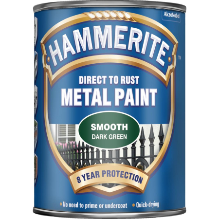 Hammerite Metal Paint Smooth Dark Green 750ml