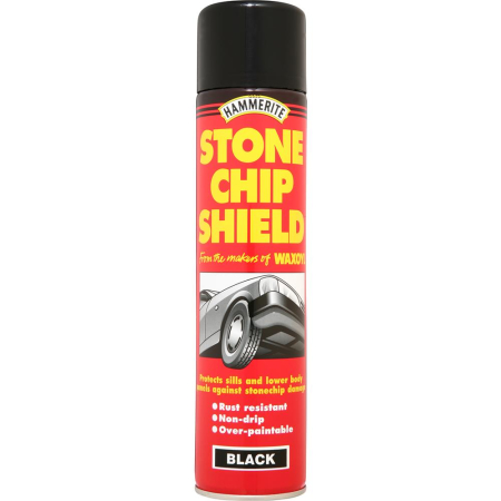 Hammerite Stonechip Shield Black Aero 600Ml