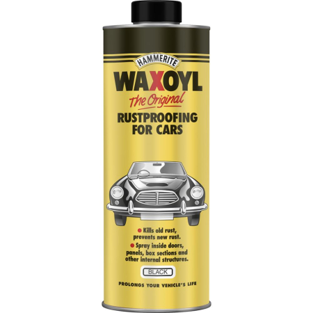 Hammerite Waxoyl Black Aero 400Ml