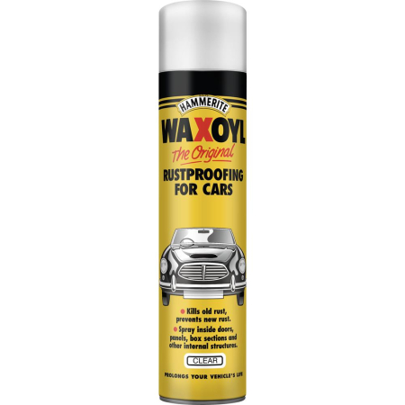 Hammerite Waxoyl Clear Aerosol 400Ml