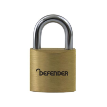Defender Brass Padlock 50mm