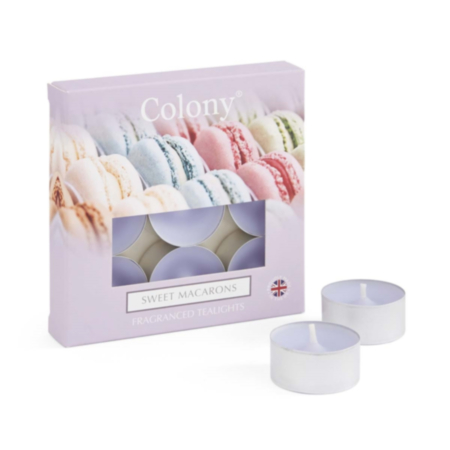 Colony® | Sweet Macarons Tealights (9 Pack)