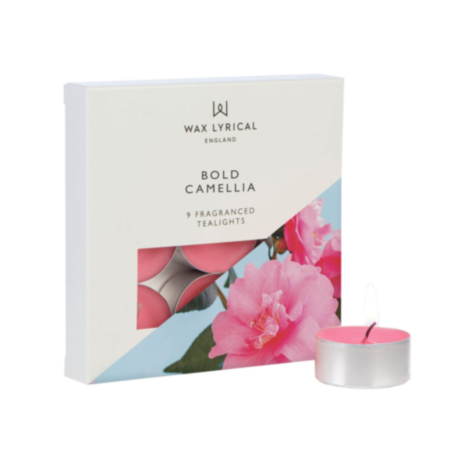 Wax Lyrical | Bold Camellia Tealights (9 Pack)