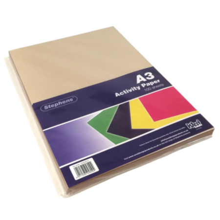  Stephens Sugar Paper Activity A3 100 Sheets