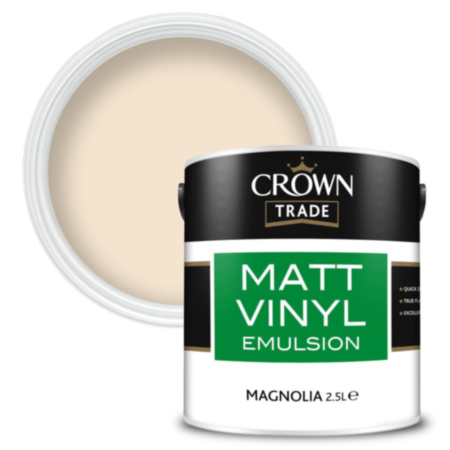 Crown Trade Matt Emulsion Magnolia 2.5L