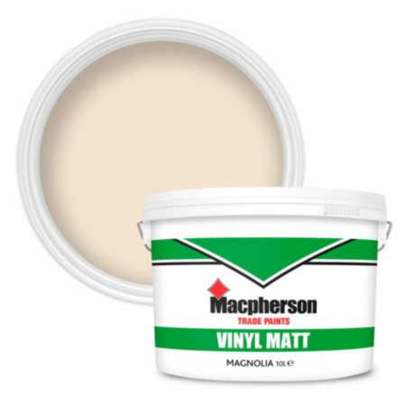 Macpherson Vinyl Matt Emulsion Magnolia 10L