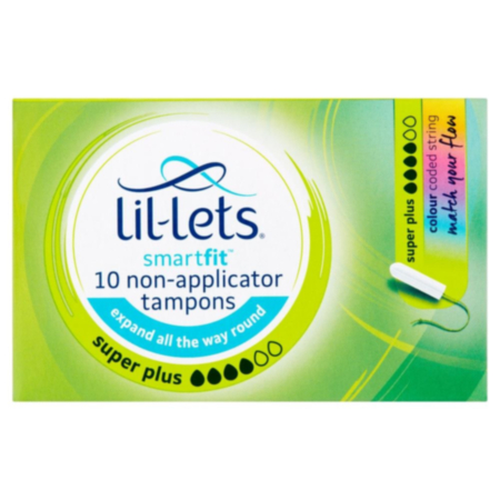 Lil-Lets Smartfit Non Applicator Tampons Super+ 10 