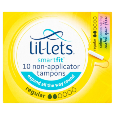 Lil-Lets Smartfit Non Applicator Tampons Regular 