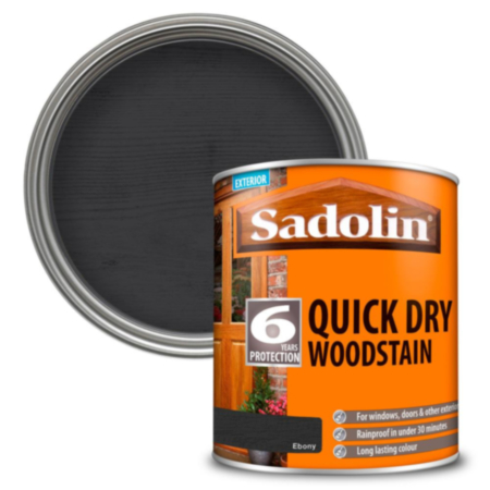 Sadolin Qd Woodstain Ebony 1L