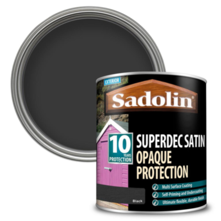 Sadolin Superdec Black 1L