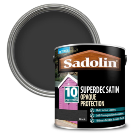 Sadolin Superdec Black 2.5L