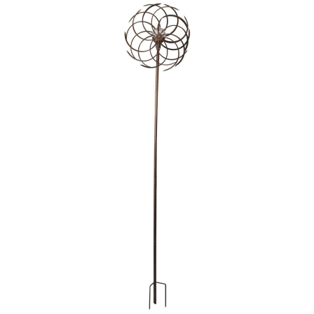 Spiro Wind Spinner with Solar Crackle Ball