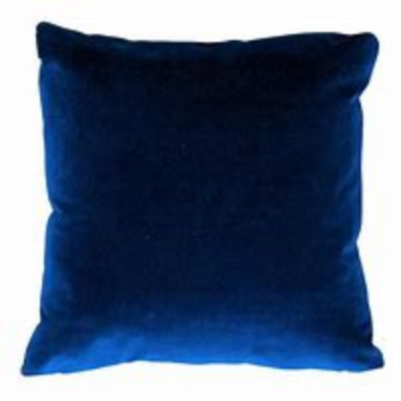 Velvet Piped Cushion Navy 500 x 500mm