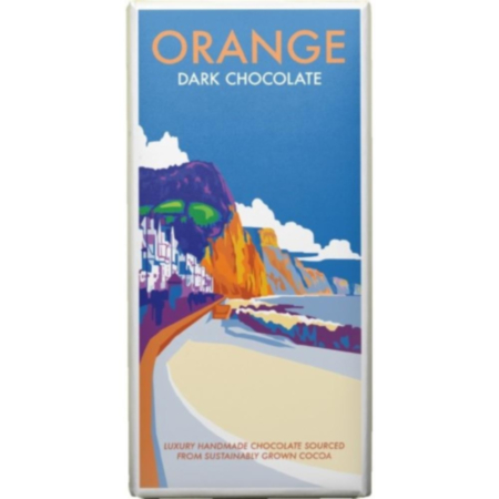 Becky Bettesworth Dark Orange Chocolate bar 100g