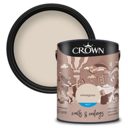 Crown Matt Emulsion Wheatgrass 5L