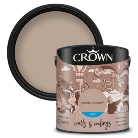 Crown Matt Emulsion Picnc Basket 2.5L