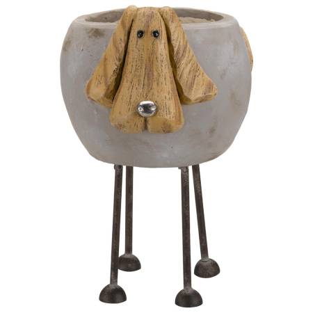Woodstone Dog Planter