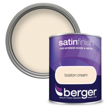 Berger Satin Paint - Boston Cream (750ml)