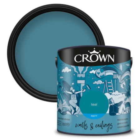 Crown Matt Emulsion Teal 2.5L