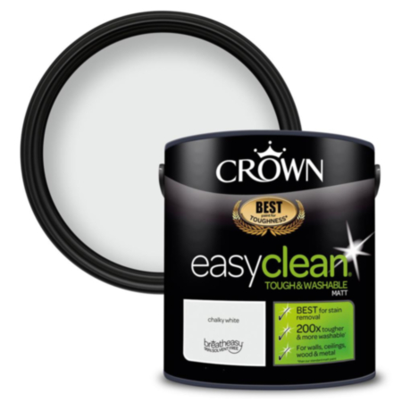 Crown Easyclean Matt 200 Chalk White 2.5L