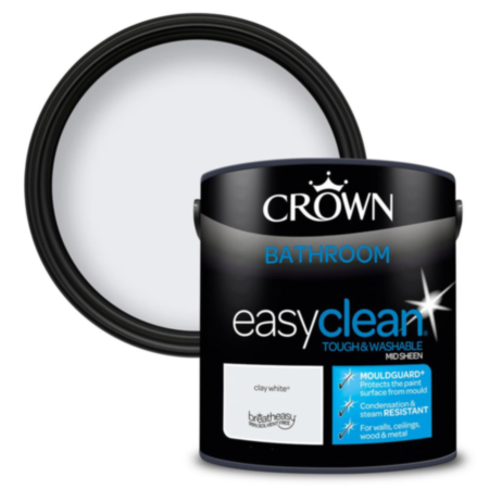 Crown Easyclean Bathroom Clay White 2.5L