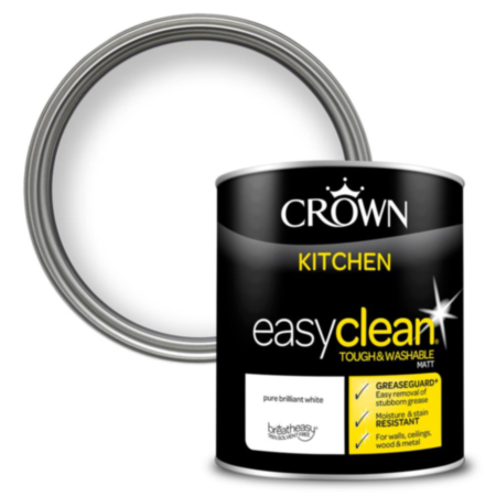 Crown Easyclean Kitchen Brilliant White 1L