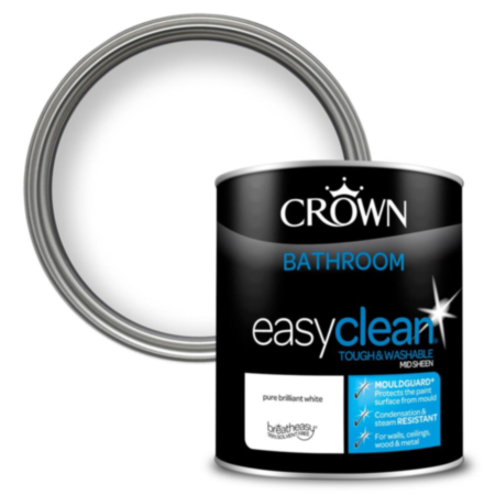 Crown Easyclean Bathroom Brilliant White 1L