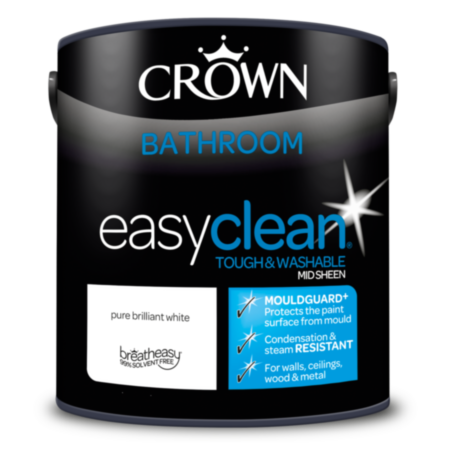 Crown Easyclean Bathroom Brilliant White 2.5L