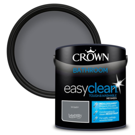 Crown Easyclean Bathroom Tin Bath 2.5L