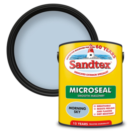 Sandtex Microseal Smooth Masonry Morning Sky 5L