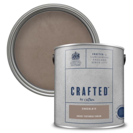 Crown Crafted Suede Textured Chocolate 2.5L