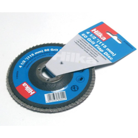 Hilka 4 1/2" (115mm) 60 Grit Flap Disc