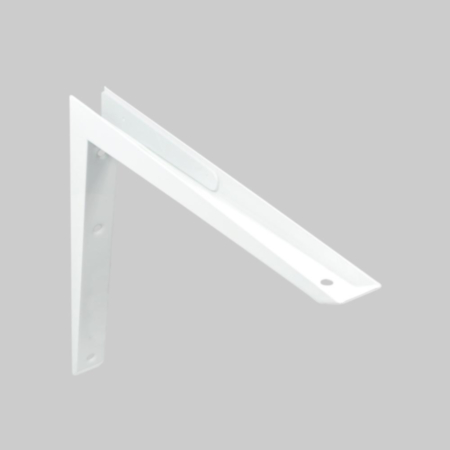 Hi-Load Mitred Shelf Bracket - White - 350 x 350mm