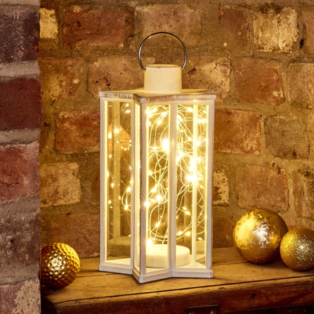 Starlight Lantern - Cream (28 x 16cm)