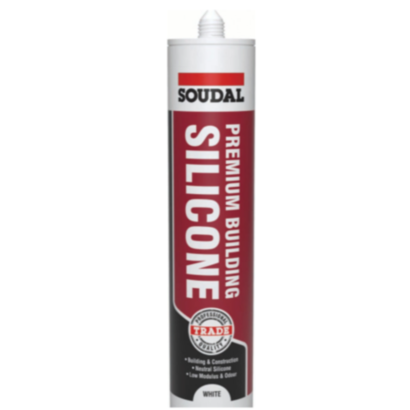 Soudal Premium Building Silicone White 290ml