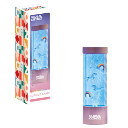 Global Gizmos 32cm Rose Gold Magical Bubble Lamp