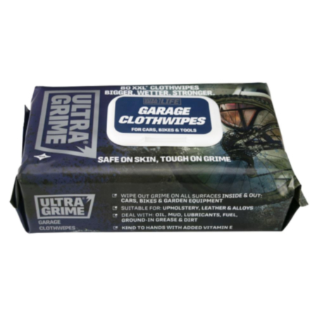UltraGrime Garage Wipes 80 Pack XXL+