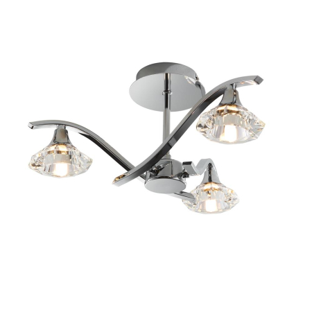 Langella Semi-Flush  3 Light - Chrome