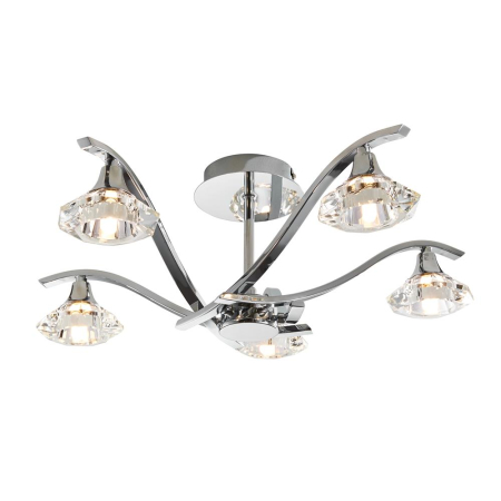 Langella Semi-Flush 5 Light - Chrome