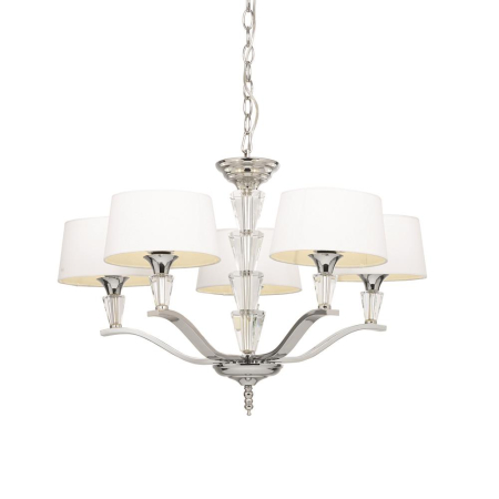 Fiennes 5 Light Pendant Nickel