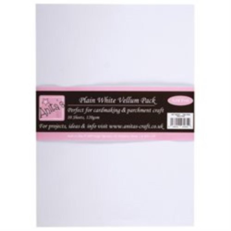  Anitas Parchment Vellum A4 White 120g Pack of 10