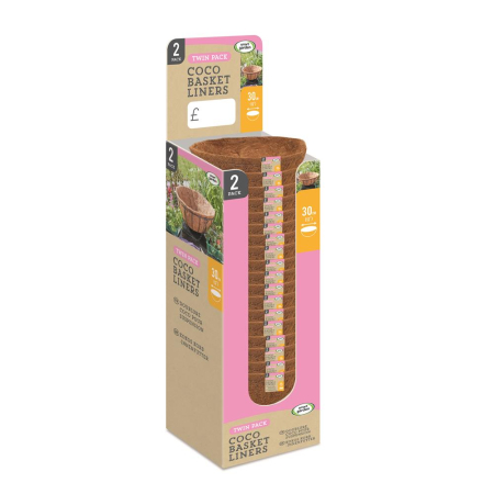 12in Coco Liner Twin Pack