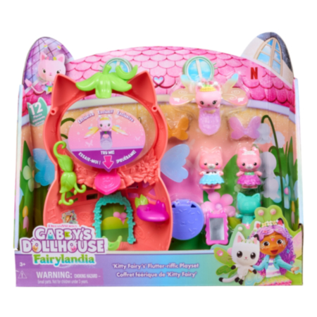 Gabby's Dollhouse Fairylandia | Kitty Fairy’s Flutter-riffic™ Playset Gabby's Dollhouse Fairylandia | Kitty Fairy’s Flutter-riffic™ Playset
