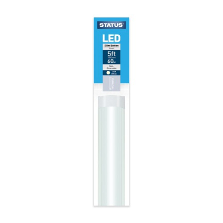 Status 60w LED Slim Line Batten Cool White Bulb - 5ft