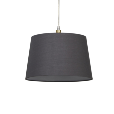 Lighting Collection Clyde Tapered Shape 30cm Charcoal 