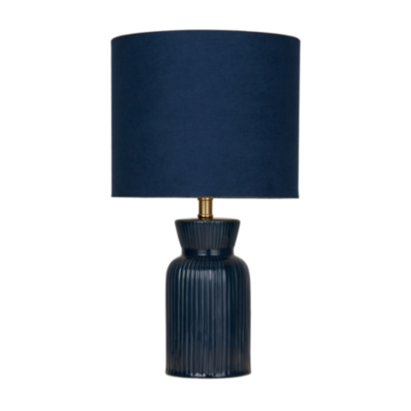 Blue Ceramic Table Lamp - Small