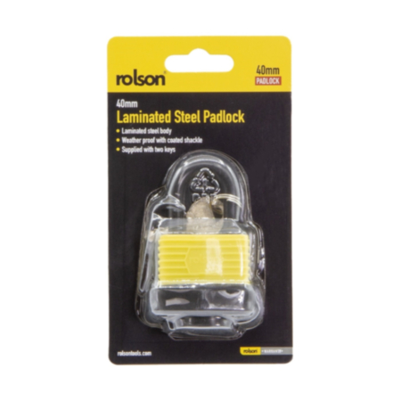 Rolson Weatherproof Padlock - 40mm
