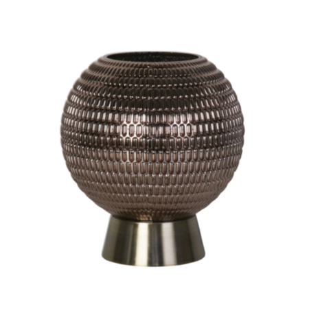 Mila Battery Powered Glass Lamp - Amber 